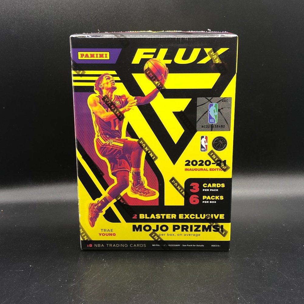 2020-21 Panini Flux Basketball Factory Sealed 6 Pack Blaster Box - Mojo Prizms